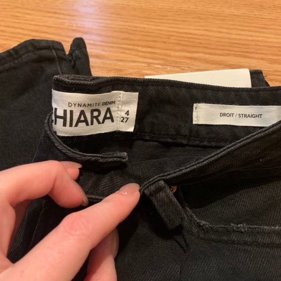 Black Chiara Dynamite Jeans - Picture 9 of 12